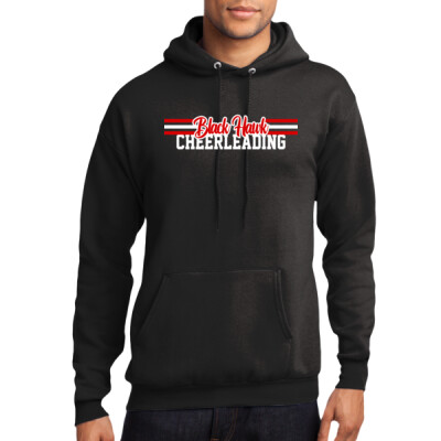  Black Hawk Cheerleading Hoodie - Black Thumbnail
