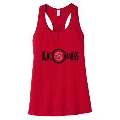 Black Hawk Circle Logo Tank - Red  Thumbnail