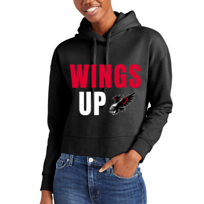Wings UP WHS Crop Fleece Hoodie Thumbnail