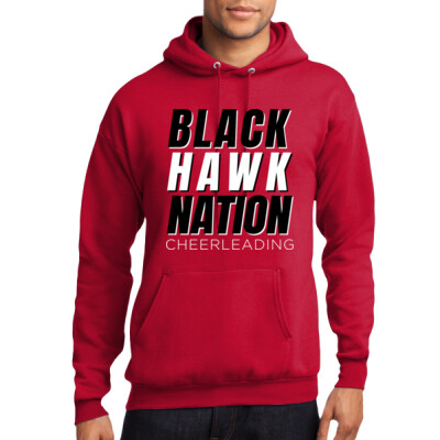  Black Hawk Nation Cheerleading Hoodie Thumbnail